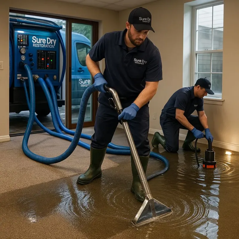 Water Extraction and Removal process in Sissonville, WV